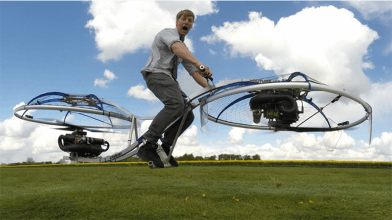 Adesso esiste pure l’hoverbike (fatta in casa)