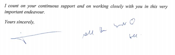 Il presidente della Commissione europea ha firmato una lettera per Renzi con un cuoricino