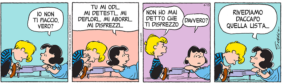 Peanuts 2016 aprile 15