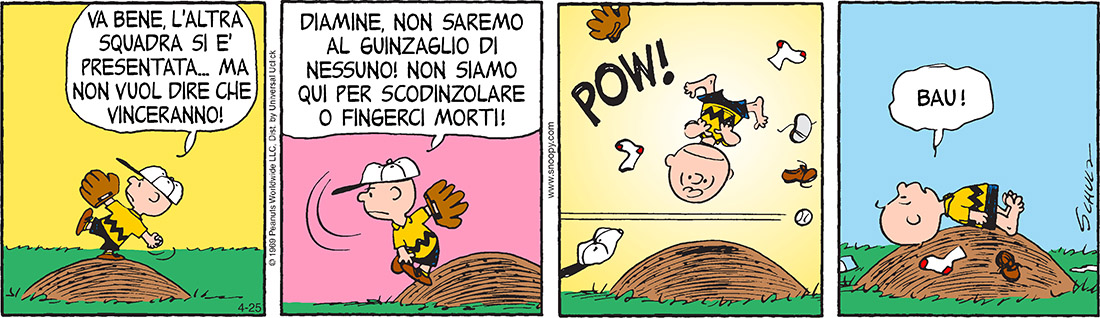 Peanuts 2016 aprile 25