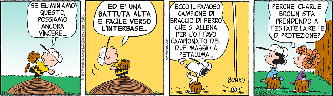 Peanuts 2016 aprile 26