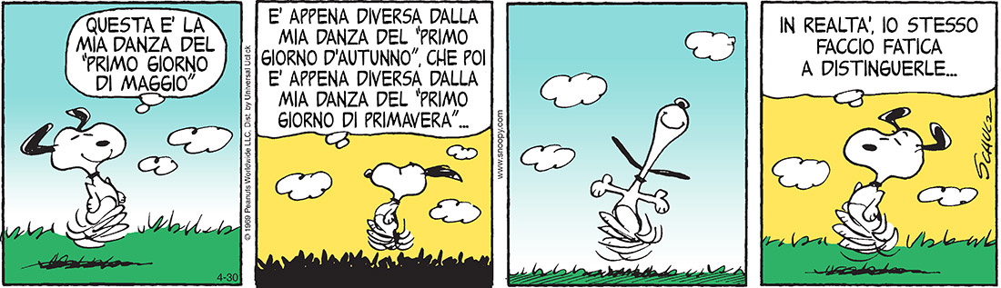 Peanuts 2016 aprile 30