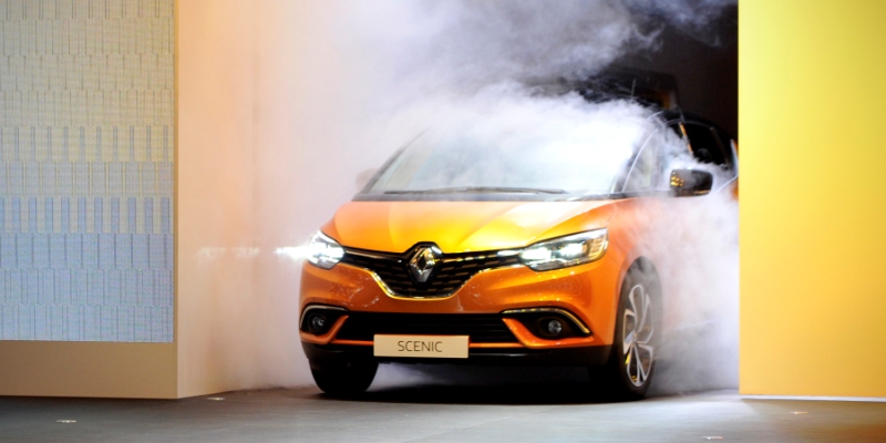 La presentazione della nuova Renault Scenic al Salone di Ginevra 2016. (Photo by Harold Cunningham/Getty Images)