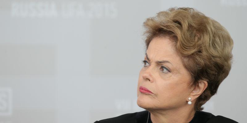 La presidente brasiliana Dilma Rousseff (Vitaliy Belousov/Host Photo Agency/Ria Novosti via Getty Images)