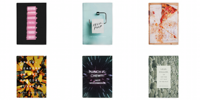 Alcune copertine di memoir immaginari del progetto Jacket Everyday di Steve St. Pierre.