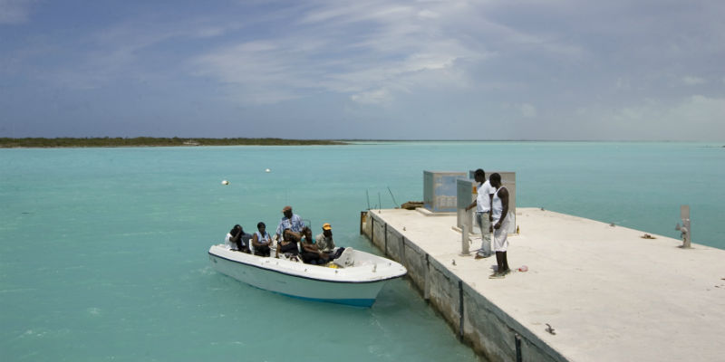 Una delle isole dell'arcipelago di Turks e Caicos (AP Photo/Brennan Linsley)