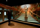 La riproduzione della scalinata principale del Titanic (Peter Macdiarmid/Getty Images)