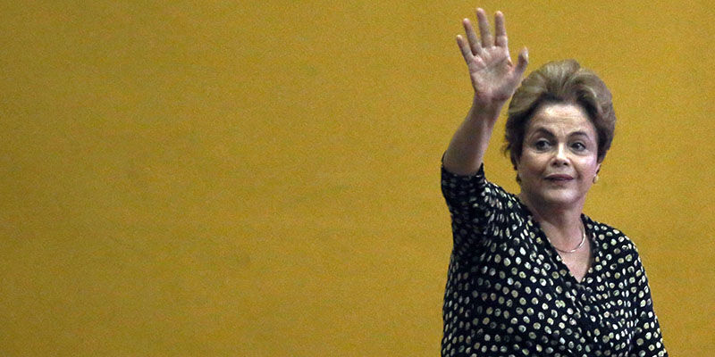 Dilma Rousseff, 10 maggio 2016 (Mario Tama/Getty Images)