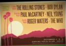 A ottobre ci sarà un concerto con i Rolling Stones, Bob Dylan, Paul McCartney, Neil Young, Roger Waters e gli Who