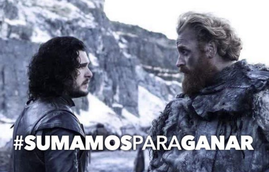 Due partiti spagnoli hanno annunciato un accordo con un’immagine di Game of Thrones