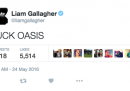 Liam Gallagher si è messo a insultare suo fratello su Twitter