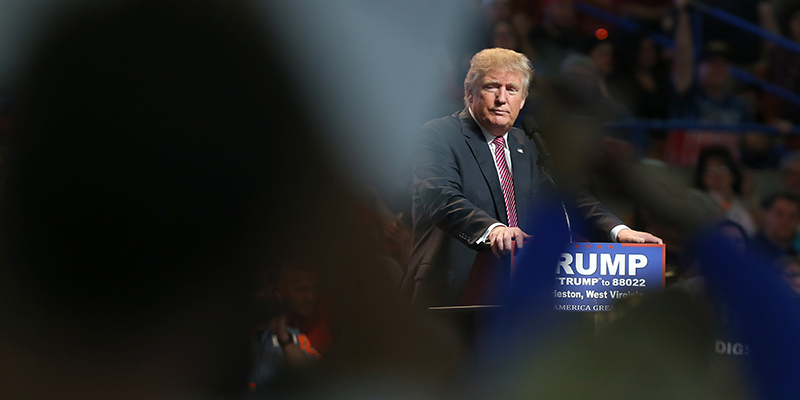 Il candidato repubblicano Donald Trump (Mark Lyons/Getty Images)