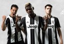 La Juventus ha giocato con la sua nuova maglia ufficiale
