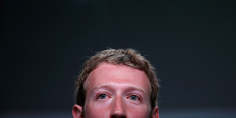 Il CEO di Facebook, Mark Zuckerberg (Justin Sullivan/Getty Images)