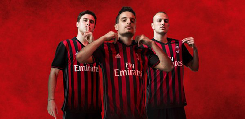 divisa AC Milan ufficiale