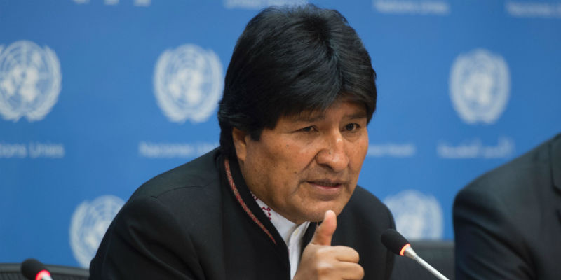 Il presidente boliviano Evo Morales (DON EMMERT/AFP/Getty Images)