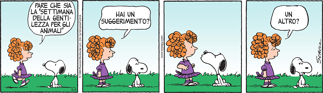 Peanuts 2016 maggio 5