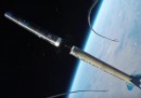 Il lancio di un razzo nello Spazio, visto da una GoPro sul razzo