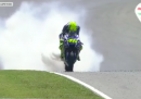 Il video del guasto di Valentino Rossi al Gran Premio d'Italia di MotoGP