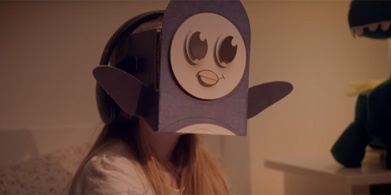 Raccontare la fiaba della buonanotte a distanza, con la realtà virtuale