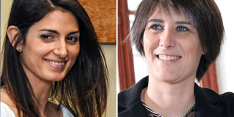 Virginia Raggi e Chiara Appendino, nuove sindache di Roma e Torino (ANSA)