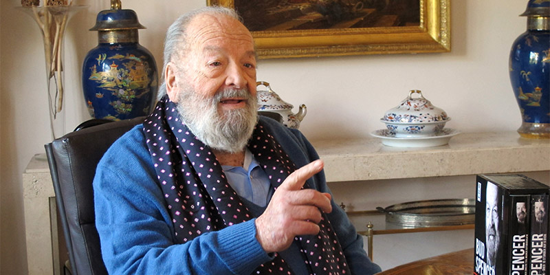 Bud Spencer in una foto dello scorso marzo (Miriam Schmidt/dpa)