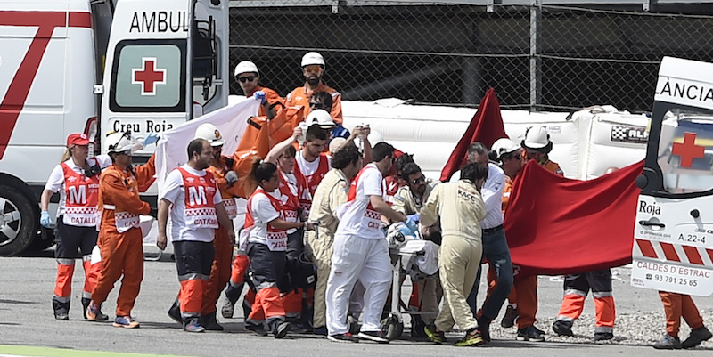 I soccorsi a Salom (JOSEP LAGO/AFP/Getty Images)