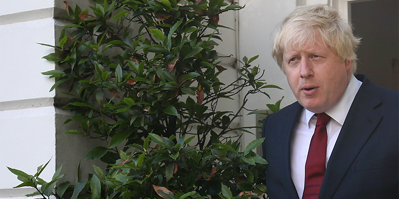 Boris Johnson, Londra, 24 giugno 2016 (JUSTIN TALLIS/AFP/Getty Images)