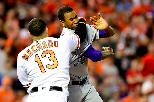 Un’altra grande rissa in una partita di baseball