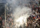 Gli scontri tra tifosi a Marsiglia
