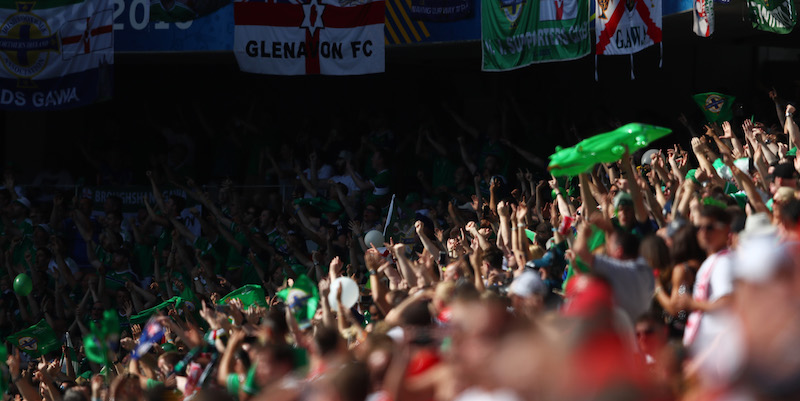 I tifosi dell'Irlanda del Nord a Nizza (Lars Baron/Getty Images)