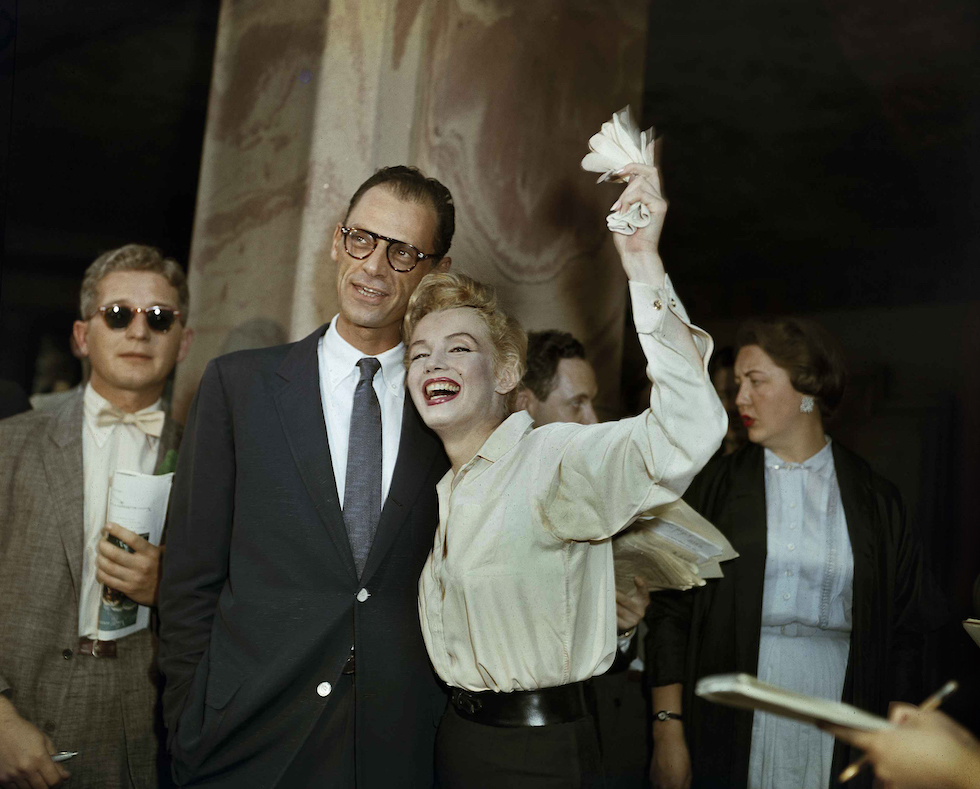Marilyn Monroe e Arthur Miller sposi