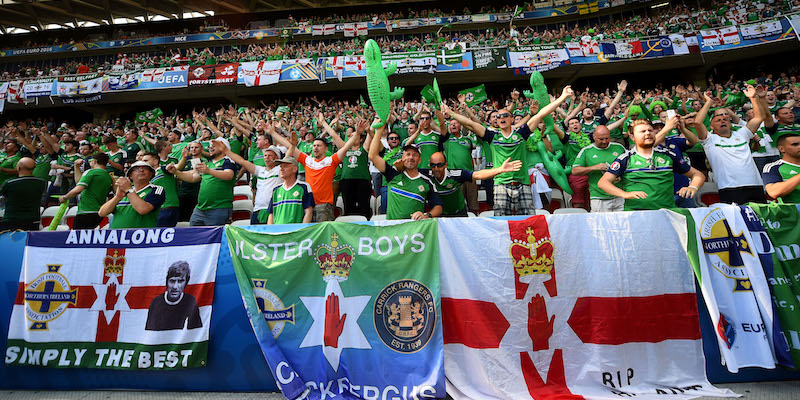 I tifosi dell'Irlanda del Nord a Nizza (Laurence Griffiths/Getty Images)