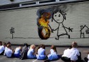 Il nuovo murales di Banksy, in una scuola elementare di Bristol