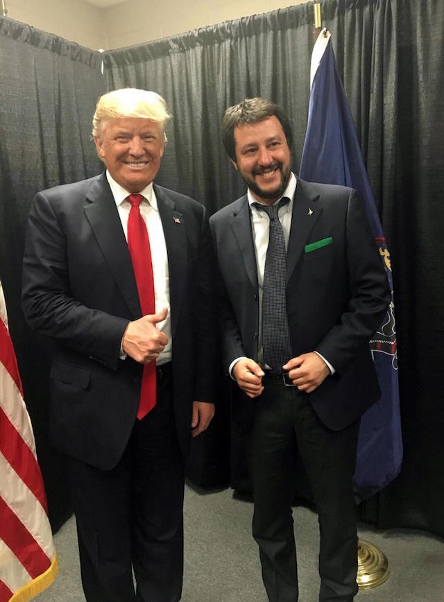 Incontro Matteo Salvini-Donald Trump a Filadelfia