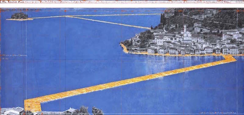 Il progetto The Floating Piers (André Grossmann - © 2015 Christo)