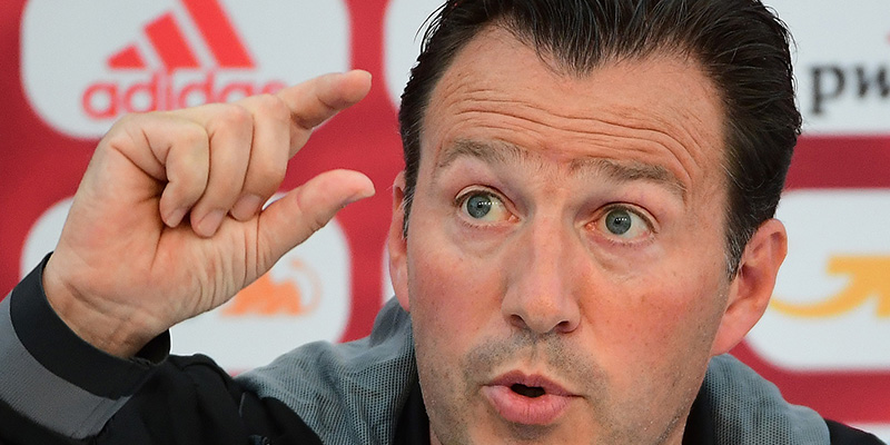 Marc Wilmots, il 14 giugno (EMMANUEL DUNAND/AFP/Getty Images)