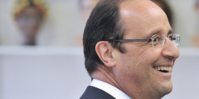 Il presidente francese Hollande (THIERRY ZOCCOLAN/AFP/GettyImages)