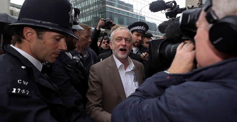 Jeremy Corbyn il 12 luglio 2016 (Christopher Furlong/Getty Images)