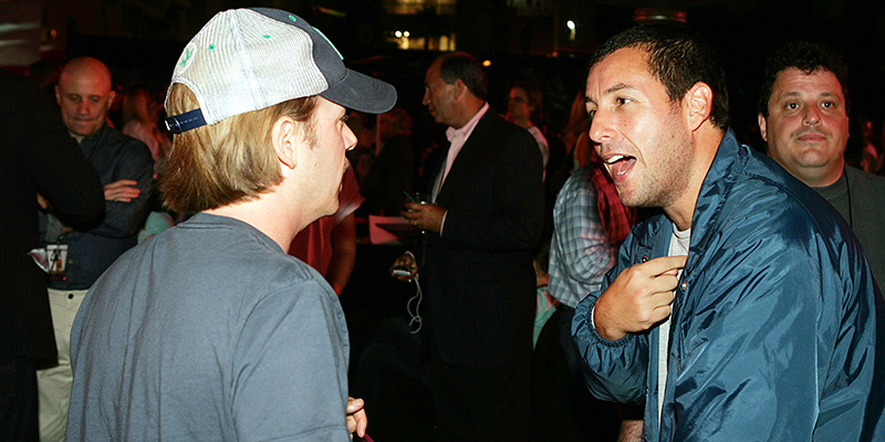 David Spade e Adam Sandler (Kevin Winter/Getty Images)