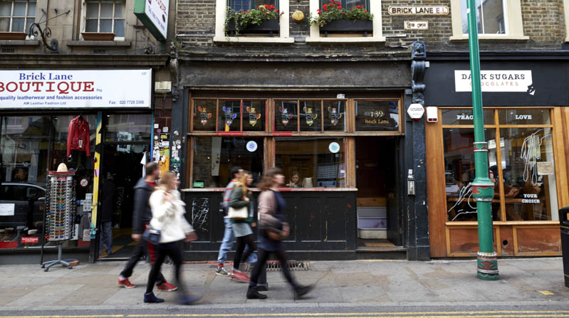 Brick Lane a Londra. (NIKLAS HALLE'N/AFP/Getty Images)