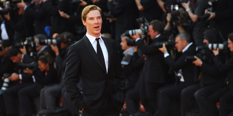 Benedict Cumberbatch alla prima del film La talpa al festival del cinema di Venezia, 5 settembre 2011 (TIZIANA FABI/AFP/Getty Images)