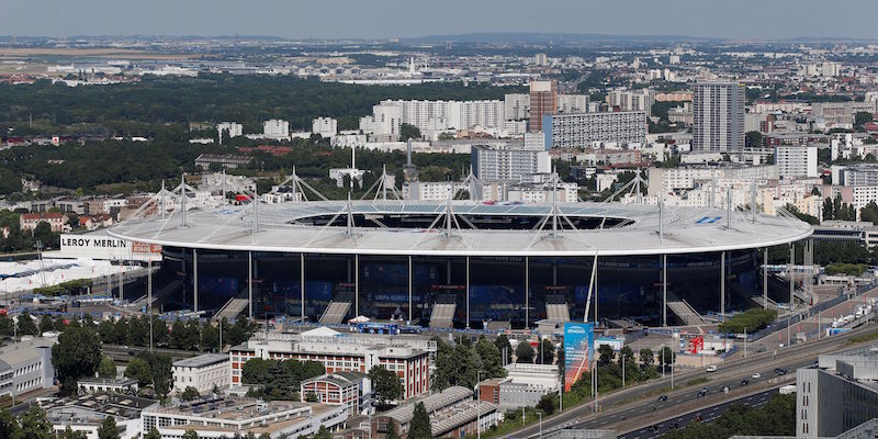 Lo Stade de France, dove stasera si giocherà la finale degli Europei (FRANCK FIFE/AFP/Getty Images)