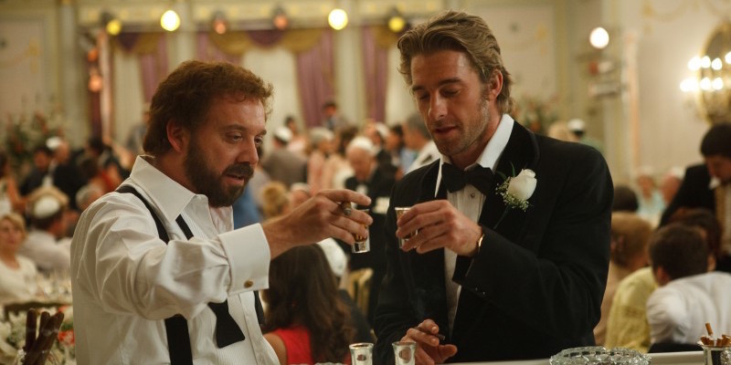 Paul Giamatti e Scott Speedman in una scena del film La versione di Barney (2010)