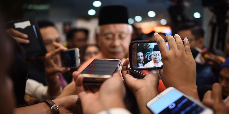 Il primo ministro malese Najib Razak (MOHD RASFAN/AFP/Getty Images)