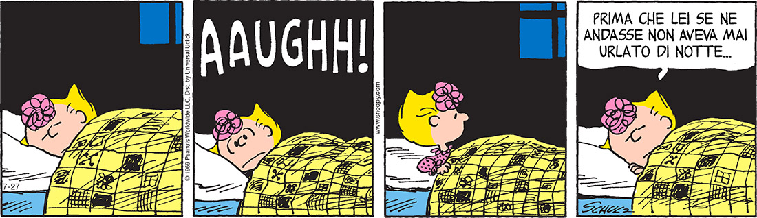 Peanuts 2016 luglio 27