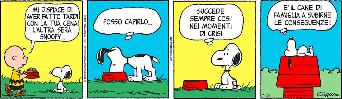 Peanuts 2016 luglio 29
