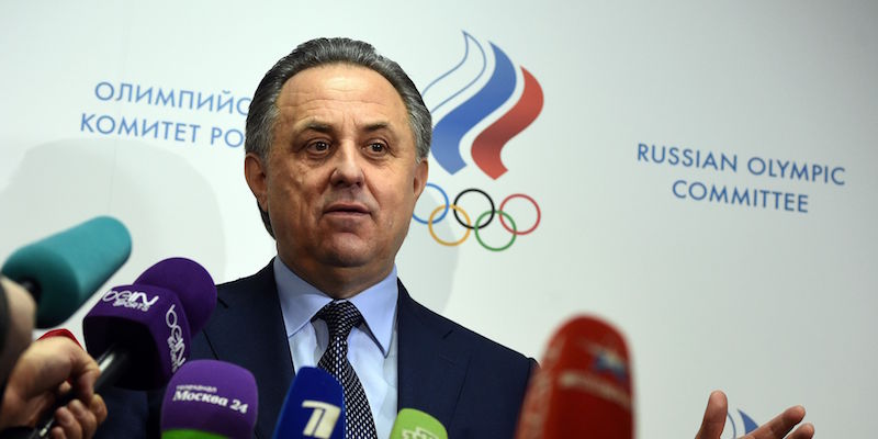 Il ministro dello Sport russo Vitaly Mutko (VASILY MAXIMOV/AFP/Getty Images)