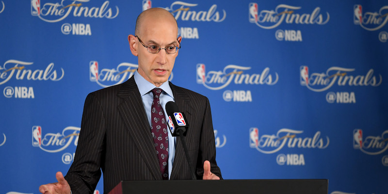 Il commissioner della NBA, Adam Silver (Thearon W. Henderson/Getty Images)