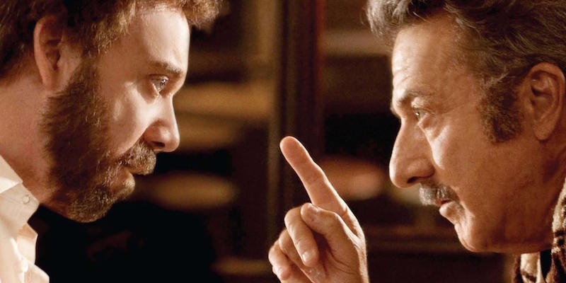 Paul Giamatti e Dustin Hoffman in una scena del film La versione di Barney (2010)